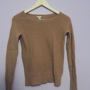 J crew tan sweater